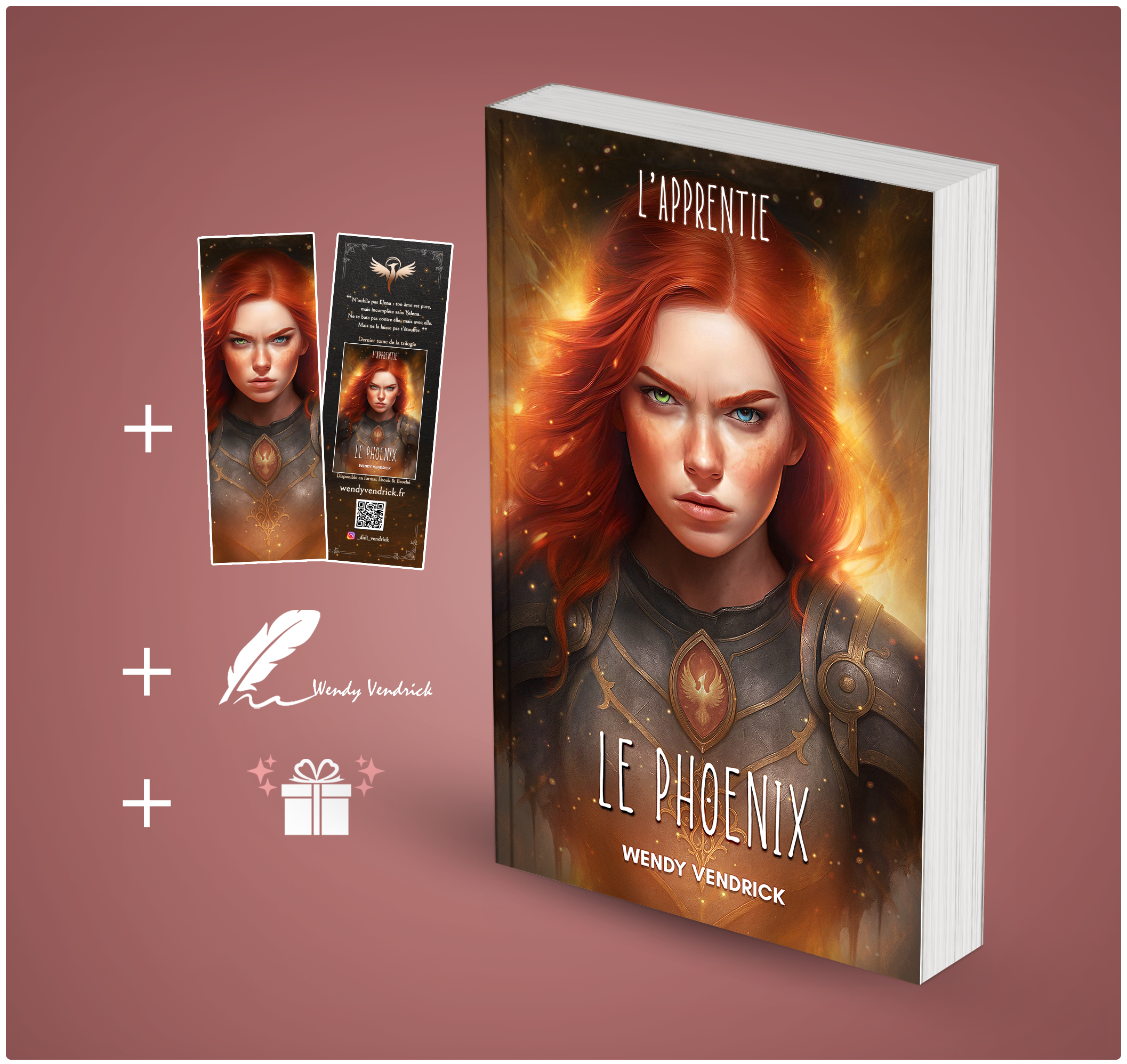 <strong>BROCHÉ - L'Apprentie :</strong> </br> Tome 3 - Le Phoenix