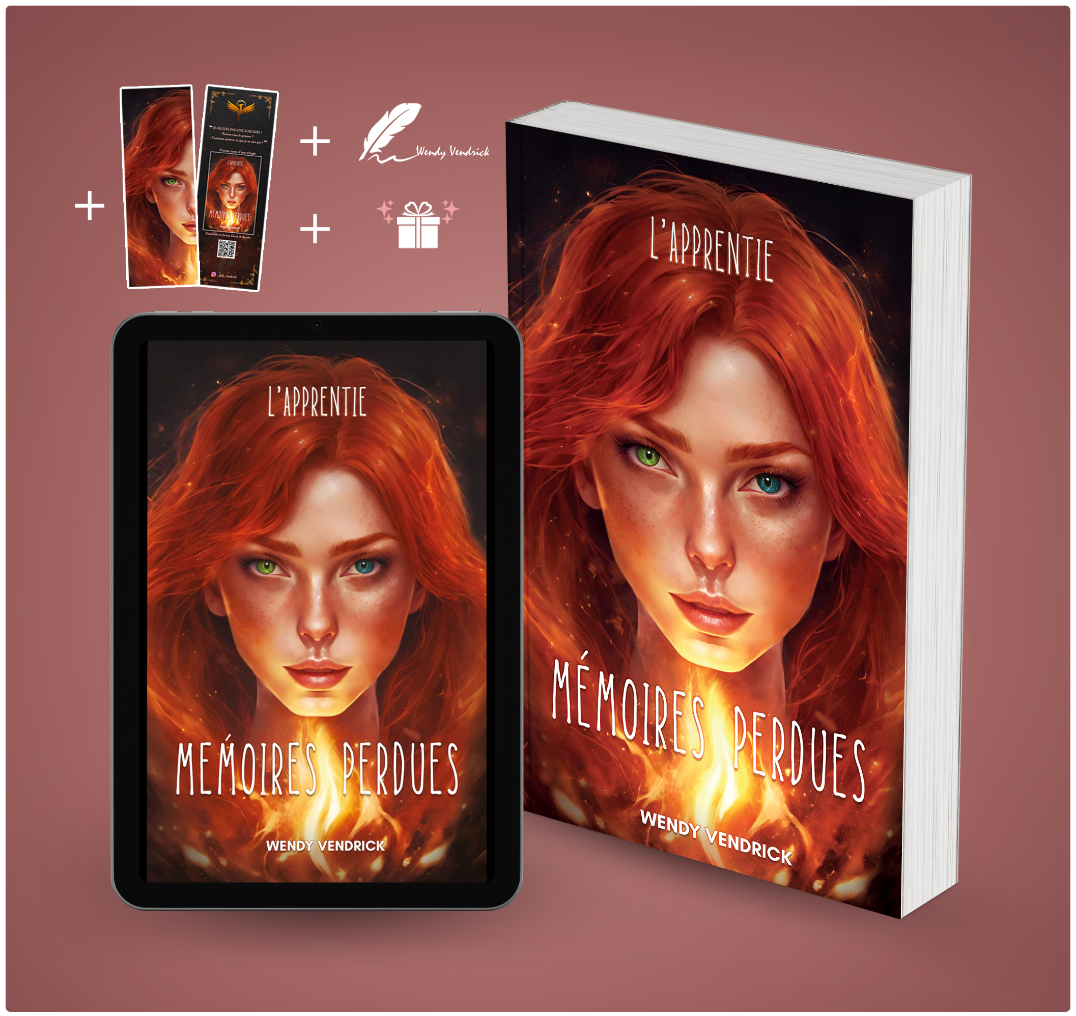 <strong>Pack BROCHÉ + e-book - L'Apprentie :</strong></br> Tome 1 - Mémoires perdues