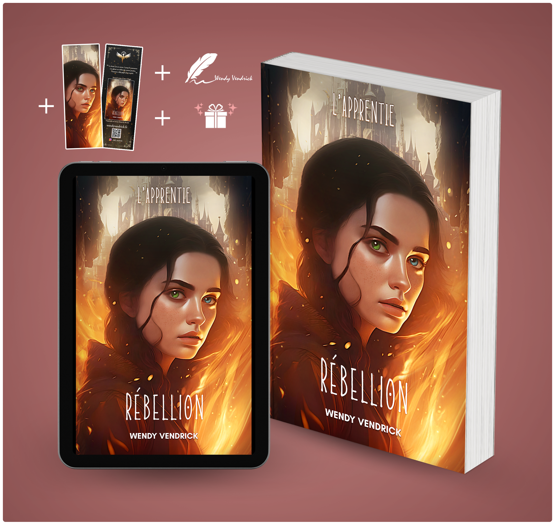 <strong>Pack BROCHÉ + e-book - L'Apprentie :</strong></br> Tome 2 - Rébellion